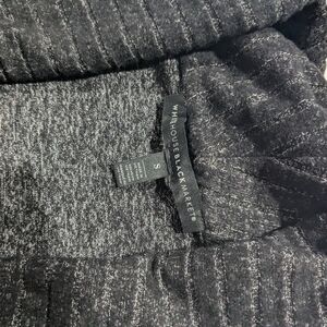 White House Black Market Gray Cowl Neck Sweater